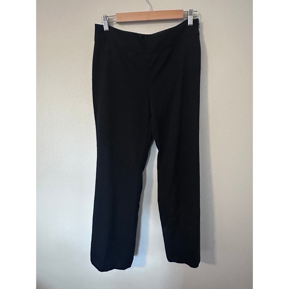 Banana Republic Martin Fit Pants 6 Black 100% Wool Straight Trousers